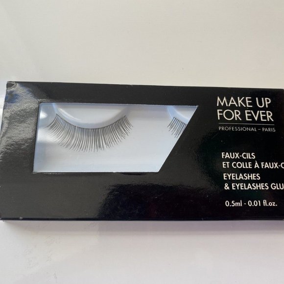 Make Up For Ever Set 3 False Eyelashes Black Strip#106 Clusters#155 Single#101 - Picture 3 of 8
